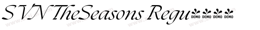 SVN TheSeasons Regu字体转换